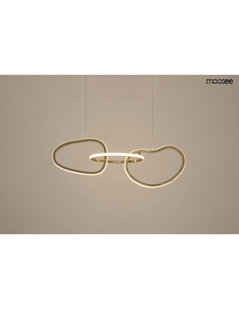MOOSEE lampa wisząca JAZZ 3 złota (MSE1501100203) MOOSEE lampa wisząca JAZZ 3 złota (MSE1501100203)