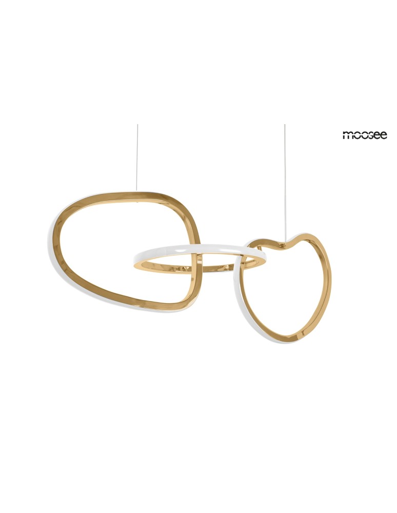 MOOSEE lampa wisząca JAZZ 3 złota (MSE1501100203) MOOSEE lampa wisząca JAZZ 3 złota (MSE1501100203)