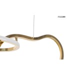 MOOSEE lampa wisząca JAZZ 3 złota (MSE1501100203) MOOSEE lampa wisząca JAZZ 3 złota (MSE1501100203)