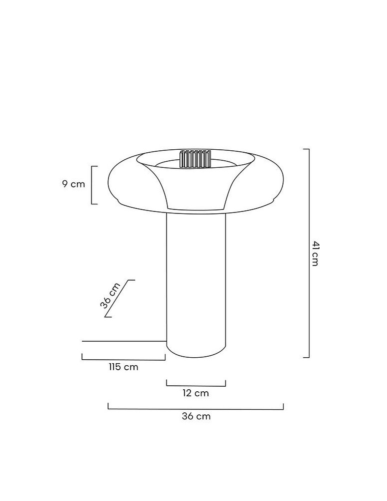 MOOSEE lampa stołowa ICAR złota (MSE1501100165)
