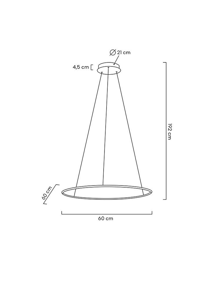 MOOSEE lampa wisząca RING SLIM 60 złota (MSE1501100156) MOOSEE lampa wisząca RING SLIM 60 złota (MSE1501100156)