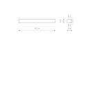 Nowodvorski SOFT WALL LED 90X6 Ścienna Kinkiet Max moc 16W LED TUBE T8 Biały 7548 Nowodvorski SOFT WALL LED 90X6 Ścienna Kinkiet Max moc 16W LED TUBE T8 Biały 7548