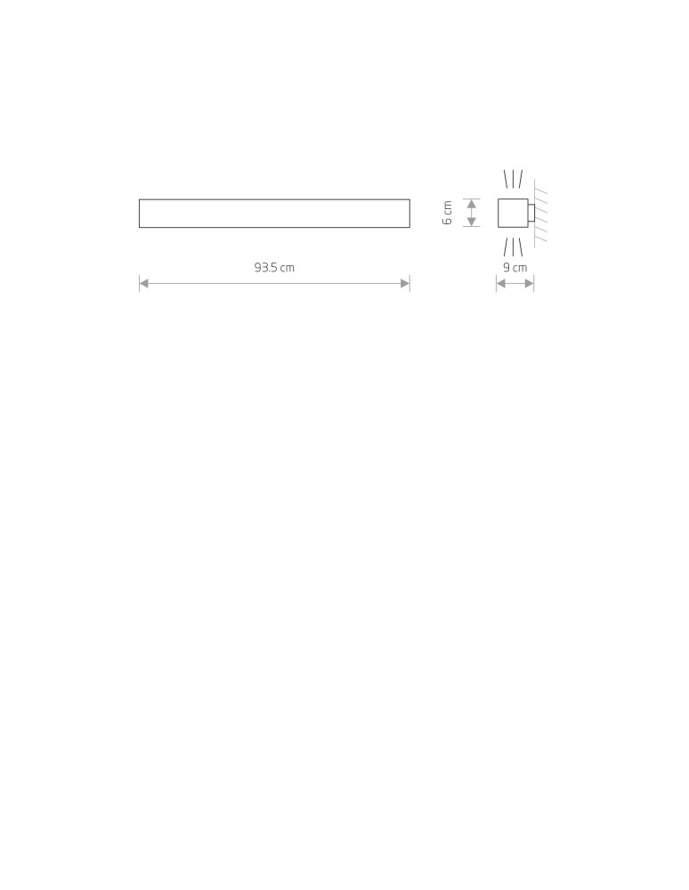 Nowodvorski SOFT WALL LED 90X6 Ścienna Kinkiet Max moc 16W LED TUBE T8 Biały 7548 Nowodvorski SOFT WALL LED 90X6 Ścienna Kinkiet Max moc 16W LED TUBE T8 Biały 7548