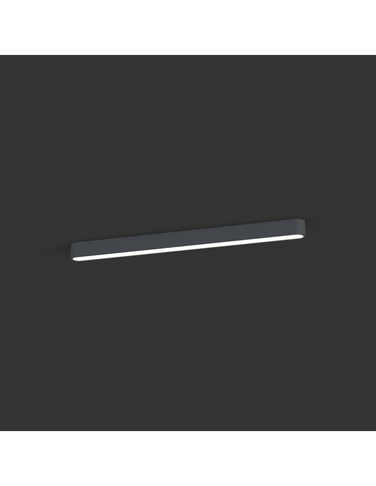 Nowodvorski SOFT CEILING LED 90X6 Sufitowa Plafon Max moc 16W LED TUBE T8 Grafitowy 7533 Nowodvorski SOFT CEILING LED 90X6 Sufitowa Plafon Max moc 16W LED TUBE T8 Grafitowy 7533