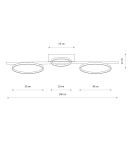 Nowodvorski CIRCOLO LED Sufitowa Plafon Max moc 33W LED 3000K Czarny 10816 Nowodvorski CIRCOLO LED Sufitowa Plafon Max moc 33W LED 3000K Czarny 10816