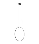 Lampy wiszące okręgi - Nowodvorski CIRCOLO LED M  Sufitowa Wisząca Max moc 21W LED 3000K Czarny 10811 - product 1