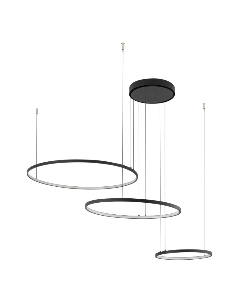 Nowodvorski CIRCOLO LED Sufitowa Wisząca Max moc 45W LED 3000K Czarny 10817 Nowodvorski CIRCOLO LED Sufitowa Wisząca Max moc 45W LED 3000K Czarny 10817