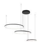 Nowodvorski CIRCOLO LED Sufitowa Wisząca Max moc 45W LED 3000K Czarny 10817 Nowodvorski CIRCOLO LED Sufitowa Wisząca Max moc 45W LED 3000K Czarny 10817