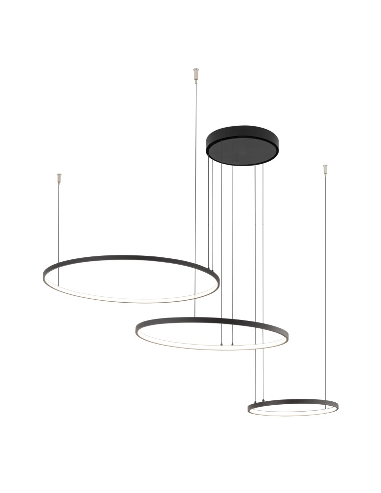 Nowodvorski CIRCOLO LED Sufitowa Wisząca Max moc 45W LED 3000K Czarny 10817 Nowodvorski CIRCOLO LED Sufitowa Wisząca Max moc 45W LED 3000K Czarny 10817