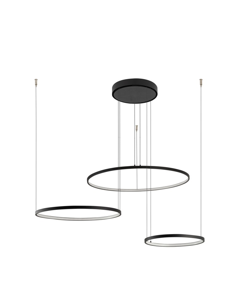 Nowodvorski CIRCOLO LED Sufitowa Wisząca Max moc 45W LED 3000K Czarny 10817 Nowodvorski CIRCOLO LED Sufitowa Wisząca Max moc 45W LED 3000K Czarny 10817