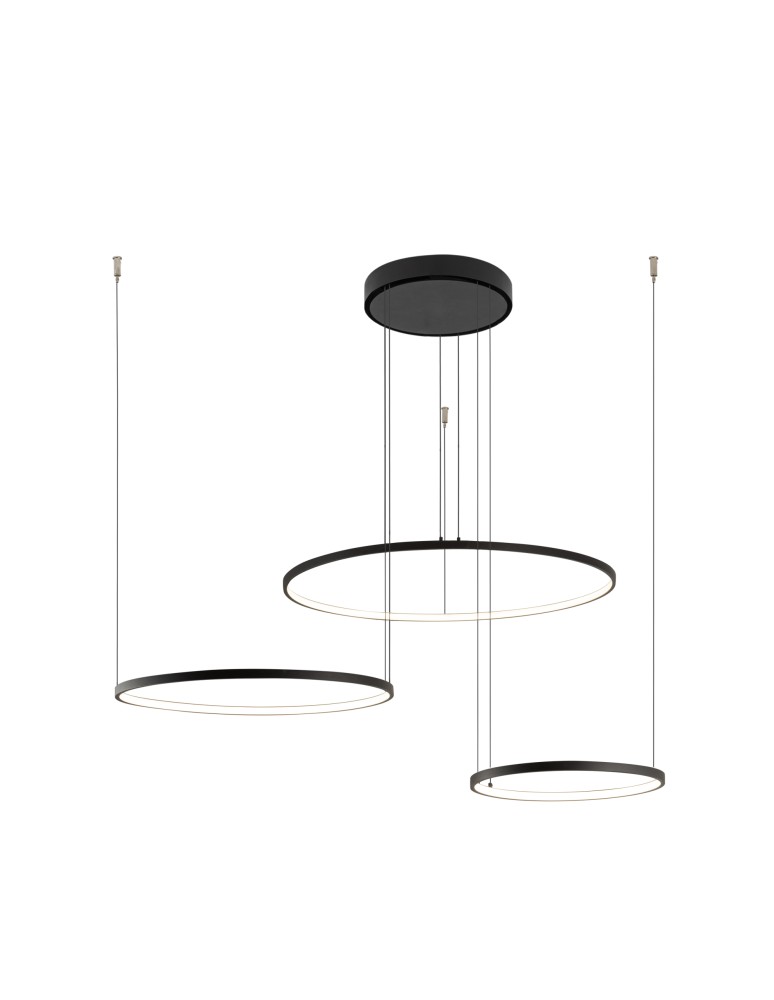 Nowodvorski CIRCOLO LED Sufitowa Wisząca Max moc 45W LED 3000K Czarny 10817 Nowodvorski CIRCOLO LED Sufitowa Wisząca Max moc 45W LED 3000K Czarny 10817