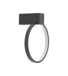 Kinkiety ringi - Nowodvorski CIRCOLO LED XS  Ścienna Kinkiet Max moc 9W LED 4000K Czarny 10858 - product 1