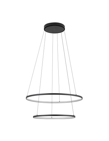 Nowodvorski CIRCOLO LED  Sufitowa Wisząca Max moc 35W LED 4000K Czarny 10864