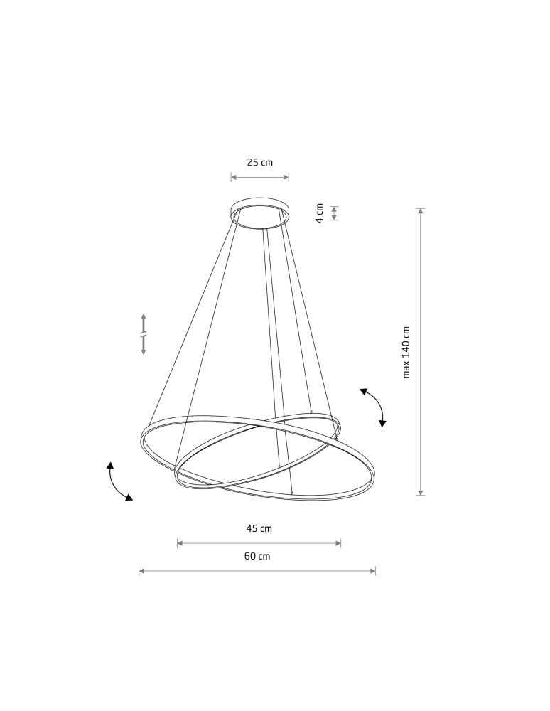 Nowodvorski CIRCOLO LED Sufitowa Wisząca Max moc 35W LED 4000K Czarny 10864 Nowodvorski CIRCOLO LED Sufitowa Wisząca Max moc 35W LED 4000K Czarny 10864