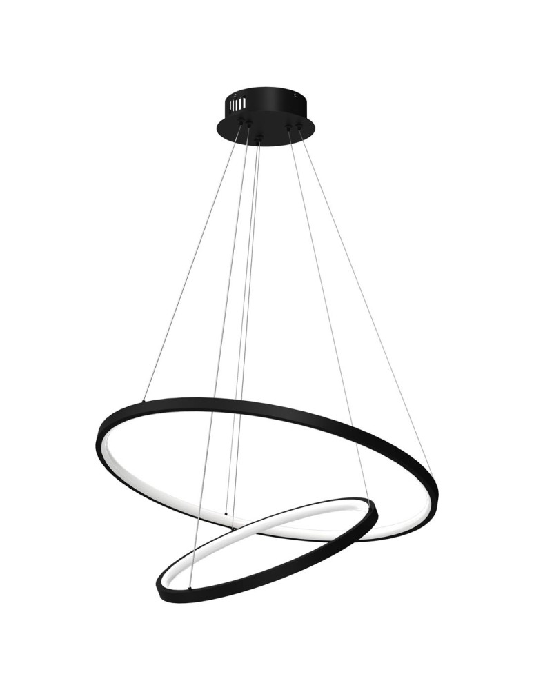 Milagro Lampa wisząca ROTONDA BLACK 51W LED ML7942 Milagro Lampa wisząca ROTONDA BLACK 51W LED ML7942