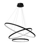 Milagro Lampa wisząca ROTONDA BLACK 93W LED ML7945 Milagro Lampa wisząca ROTONDA BLACK 93W LED ML7945