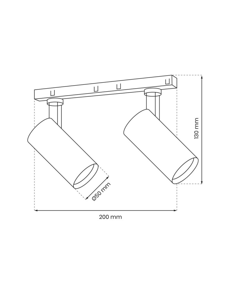 Milagro MAGNETIC TRACK 2x10W LED 3000K ML8932 Milagro MAGNETIC TRACK 2x10W LED 3000K ML8932
