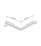 Milagro MAGNETIC TRACK 24W LED 3000K ML8929 Milagro MAGNETIC TRACK 24W LED 3000K ML8929