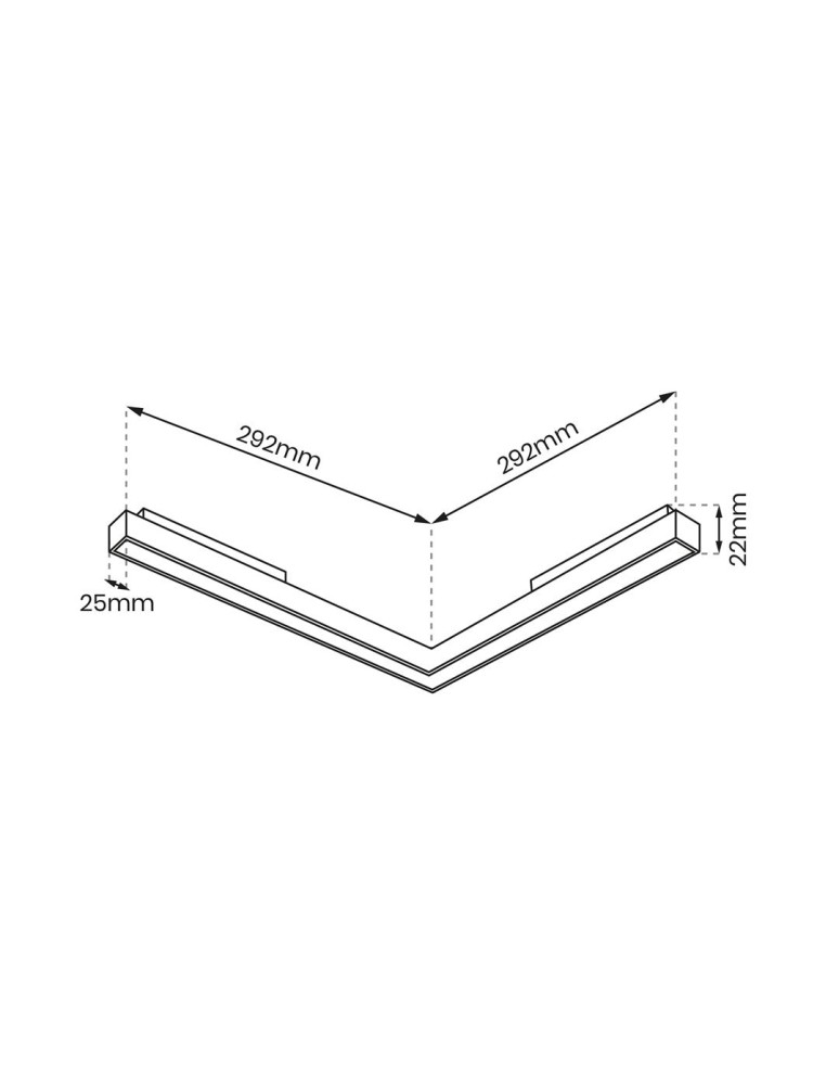 Milagro MAGNETIC TRACK 24W LED 3000K ML8929 Milagro MAGNETIC TRACK 24W LED 3000K ML8929