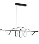 Milagro Lampa Wisząca TWIST BLACK 90W LED ML8608 Milagro Lampa Wisząca TWIST BLACK 90W LED ML8608