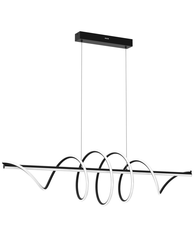 Milagro Lampa Wisząca TWIST BLACK 90W LED ML8608