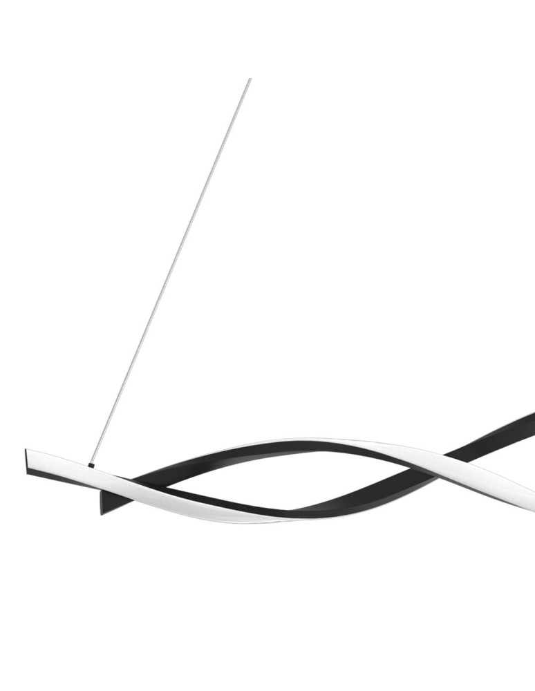 Milagro Lampa Wisząca GRANT BLACK 38W LED ML8609 Milagro Lampa Wisząca GRANT BLACK 38W LED ML8609