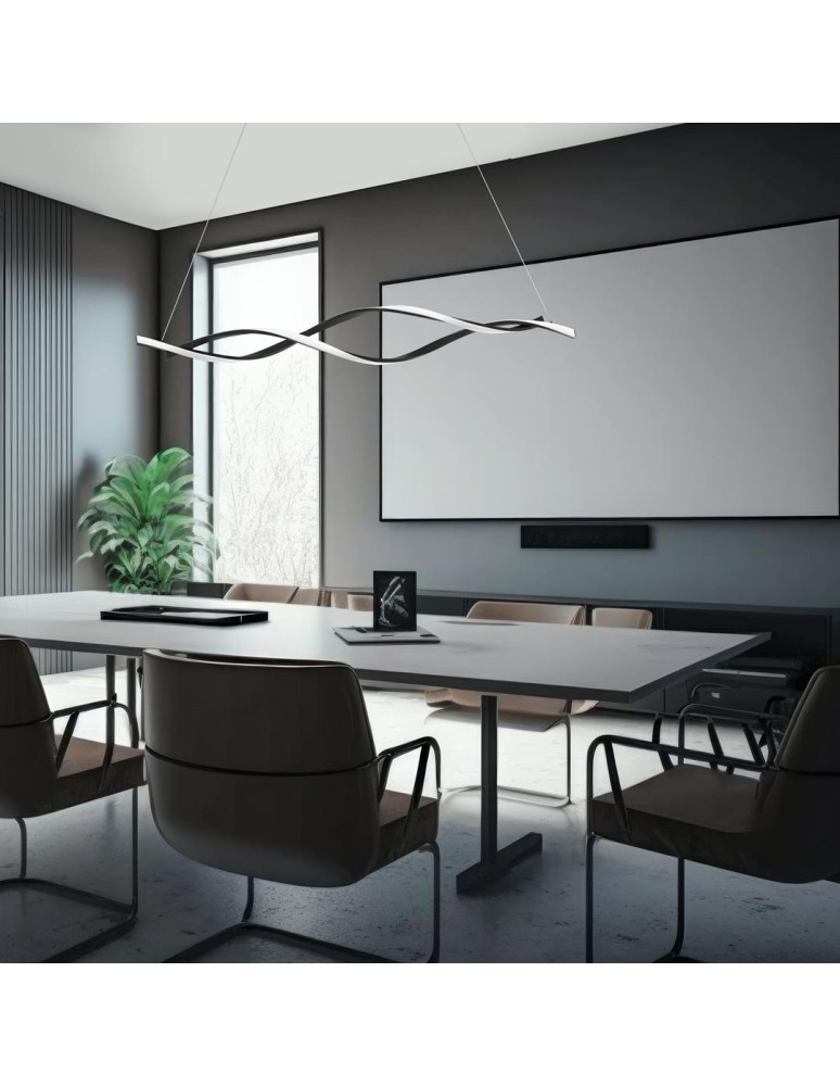 Milagro Lampa Wisząca GRANT BLACK 38W LED ML8609 Milagro Lampa Wisząca GRANT BLACK 38W LED ML8609