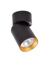 Milagro Spot Andy 1xGU10 Czarny + Złoty ML9933