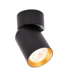 Lampy sufitowe regulowane - spoty - Milagro Spot Andy 1xGU10 Czarny + Złoty ML9933 - product 2
