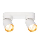 Milagro Lampa Sufitowa Andy 2xGU10 Biały + Złoty ML9934 Milagro Lampa Sufitowa Andy 2xGU10 Biały + Złoty ML9934