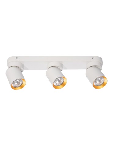 Milagro Lampa Sufitowa Andy 3xGU10 Biały + Złoty ML9936