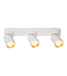 Lampy sufitowe regulowane - spoty - Milagro Lampa Sufitowa Andy 3xGU10 Biały + Złoty ML9936 - product 2