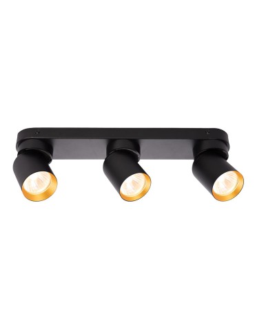 Milagro Lampa Sufitowa Andy 3xGU10 Czarny + Złoty ML9937 - produkt 2