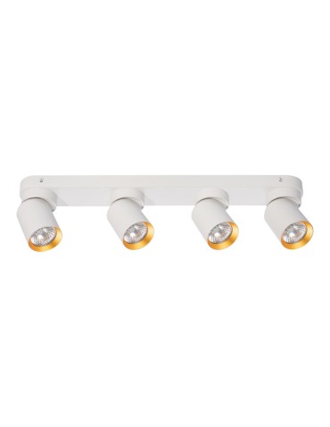 Milagro Lampa Sufitowa Andy 4xGU10 Biały + Złoty ML9938