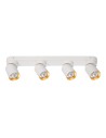 Milagro Lampa Sufitowa Andy 4xGU10 Biały + Złoty ML9938