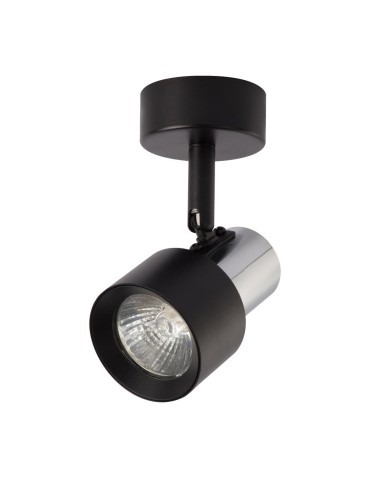 Milagro Spot Cino 1xGU10 Czarny + Chrom ML9945