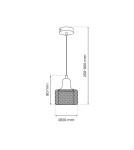 Milagro Lampa wisząca LUMI 1xG9 ML9747 Milagro Lampa wisząca LUMI 1xG9 ML9747