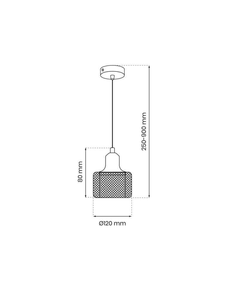 Milagro Lampa wisząca LUMI 1xG9 ML9747 Milagro Lampa wisząca LUMI 1xG9 ML9747