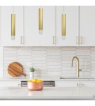 Lampy wiszące pojedyncze - Milagro Lampa wisząca TUBI GOLD 1xGU10 ML8876 - product 4