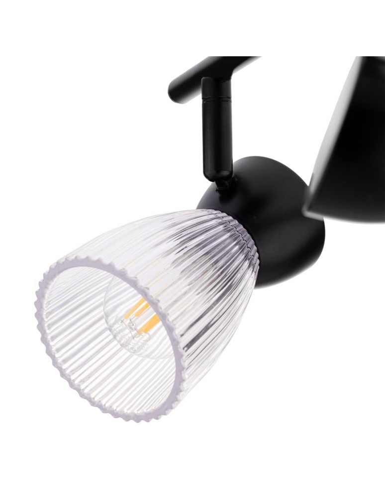 Milagro Lampa sufitowa BEST BLACK 2xE14 ML9971