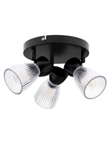 Milagro Lampa sufitowa BEST BLACK 3xE14 (round) ML9973