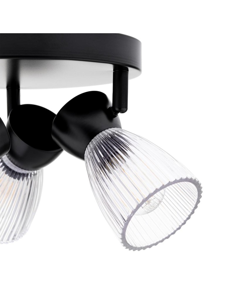 Milagro Lampa sufitowa BEST BLACK 3xE14 (round) ML9973 Milagro Lampa sufitowa BEST BLACK 3xE14 (round) ML9973