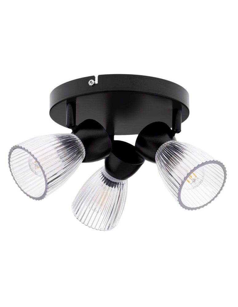 Milagro Lampa sufitowa BEST BLACK 3xE14 (round) ML9973 Milagro Lampa sufitowa BEST BLACK 3xE14 (round) ML9973