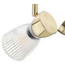Lampy sufitowe regulowane - spoty - Milagro Lampa sufitowa BEST GOLD 2xE14 ML9975 - product 4