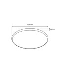Plafony z pilotem - Milagro Plafoniera RINGO RGB 36W  Ø390 mm ML9965 - product 7