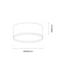 Milagro Plafoniera RONDO GREEN 18W LED ML7071 Milagro Plafoniera RONDO GREEN 18W LED ML7071
