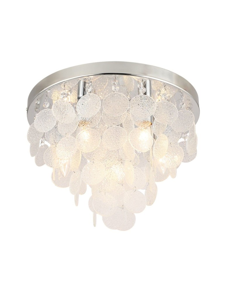 Lampy sufitowe glamour - Zuma Line Pardo Lampa Sufitowa Chrom 18366 - produkt kolory-swiatla.pl 1
