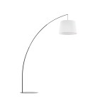 Lampy podłogowe łamane - Zuma Line Mangri Lampa Podłogowa Biała Czarny / Biały 3060 - produkt 1