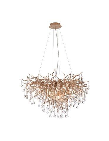 Paul Neuhaus Icicle Lampa Wisząca Stary Mosiądz 2192-11