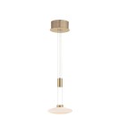 Lampy wiszące - Paul Neuhaus Lautada Wisząca Regulowana Wysokość 120-200cm Ściemniana Płynnie Zwykłym Włącznikiem Mosiądz Mat 2080-60 - product 1